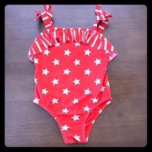 Baby Gap red patriotic swim suit!